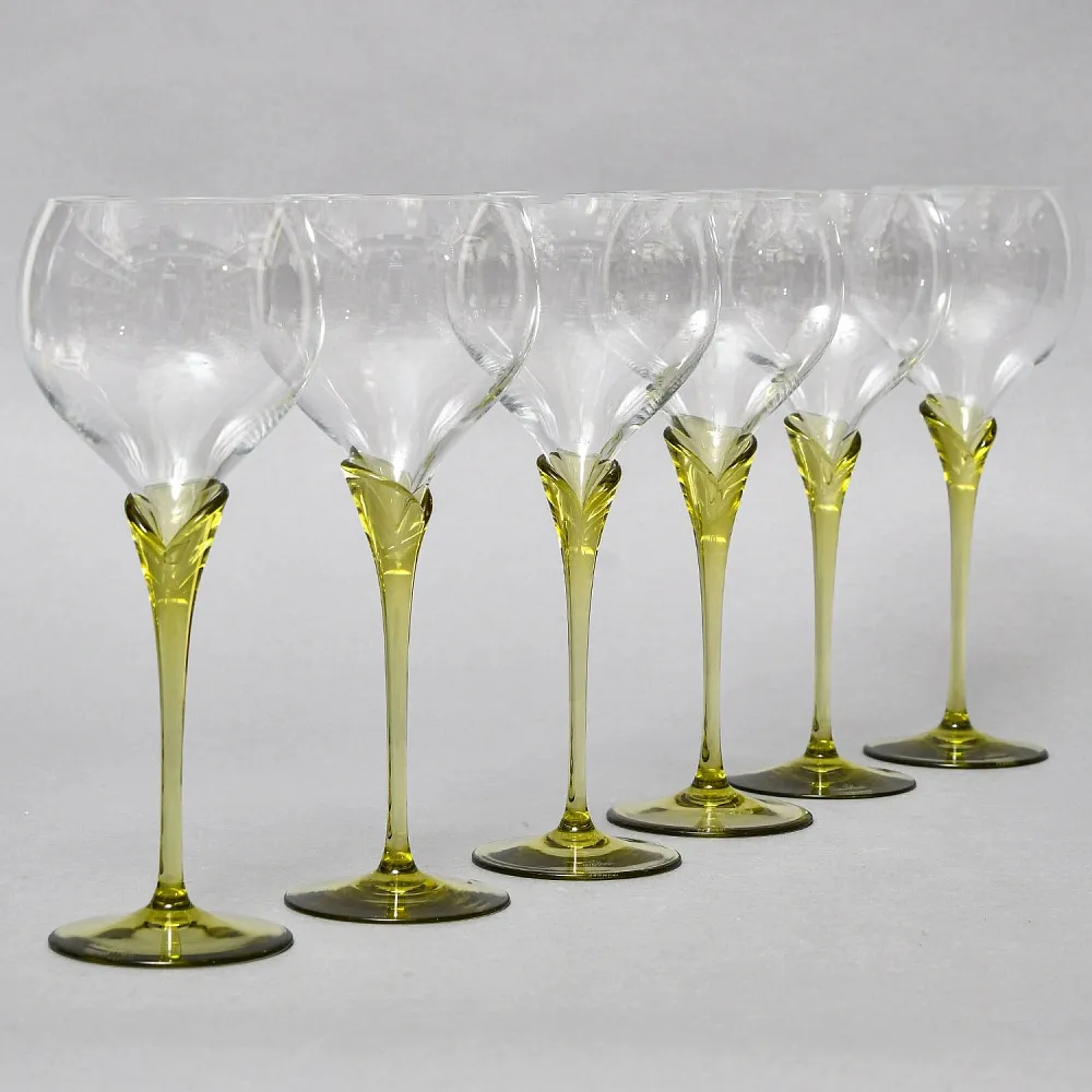 Бокалы для красного вина «Papyrus», Хрусталь Rosenthal Studio Line, Германия -1960 -1969 годы.