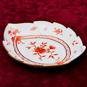 Фарфоровое Блюдо - Тарелка - Мелочевница «Осенние мотивы», KAISER Германия, 1979 -1990 годы.