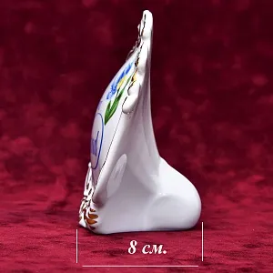 Фарфоровая Настольная плакетка «Букет Тюльпанов», HEREND Венгрия, вторая половина ХХ века.