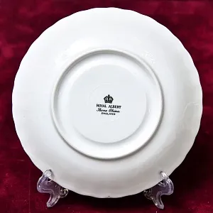 Коллекционная Фарфоровая Чайная пара «Садовая Роза», ROYAL ALBERT Англия, вторая половина ХХ века.