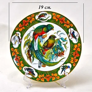 Редкость! Коллекционная Тарелка «Райская птица» Фарфор, Hause Schirnding, Германия - 1994 год.
