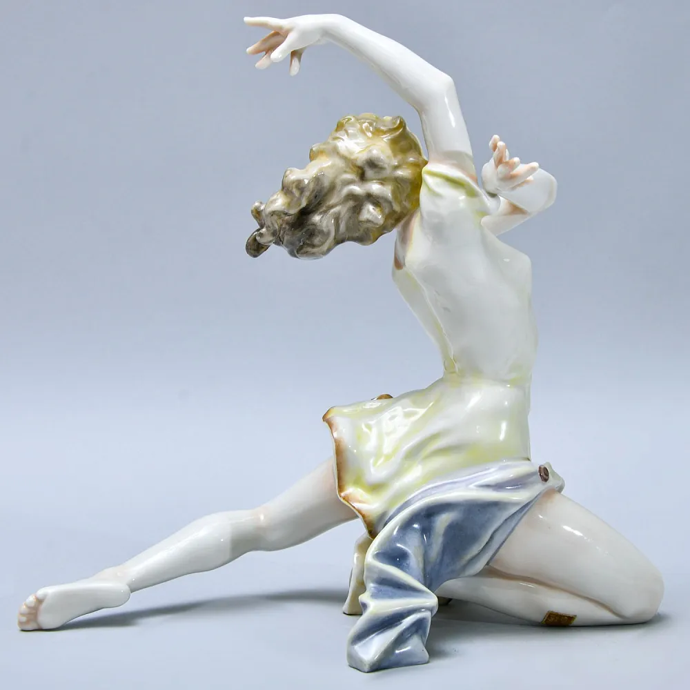 Авторская Коллекционная Статуэтка «ТАНЦОВЩИЦА - ТАНЕЦ», фарфор Hutschenreuther, Германия 1955-1968 годы.