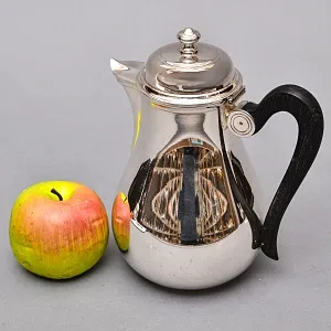 Винтажный Металлический Кофейник - Кувшин на 1,3 л., Silverplated, Boulenger Франция, 50-е гг. 
