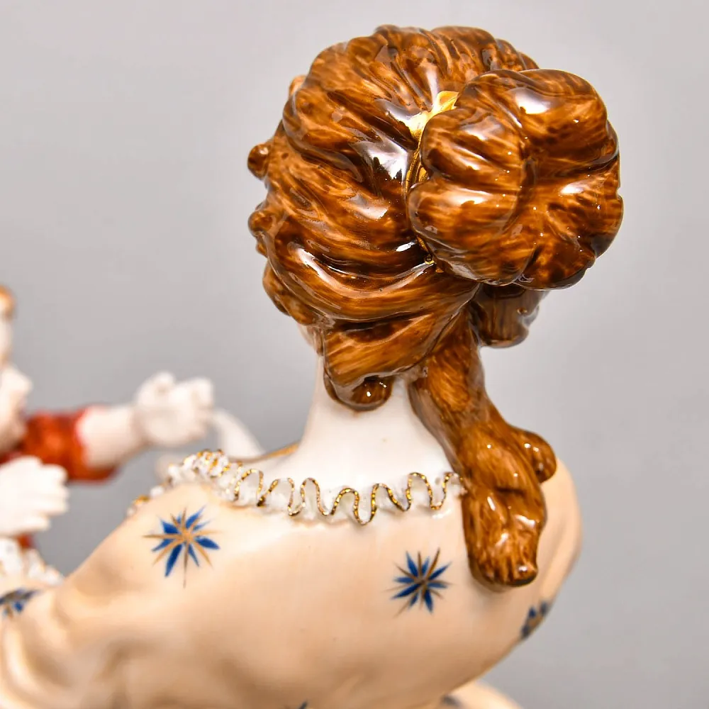 Коллекционная Фарфоровая Статуэтка «Материнство. Мать и Дитя», SANDIZELL PORCELAIN Германия.