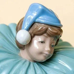 Коллекционная Фарфоровая статуэтка «Клоун - Мечты о цирке»  NAO by Lladro, Daisa, Испания -1988 год.
