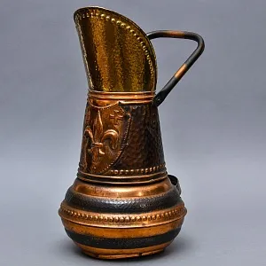 «Королевская Лилия» - Зольник - Подставка для зонтов и тростей Медь Латунь Бельгия Н - 52 cм.