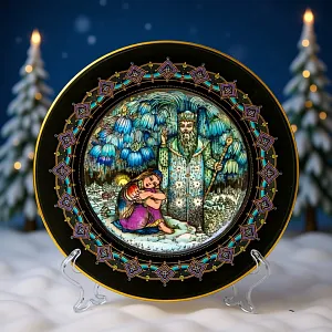 Коллекционная Тарелка «Русские Сказки» - «МОРОЗКО» Фарфор, Villeroy&Boch Германия -1986г.