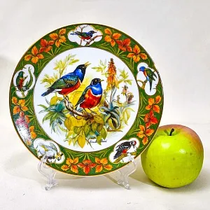 Редкость! Коллекционная Тарелка «Скворцы» Фарфор, Hause Schirnding, Германия - 1994 год.