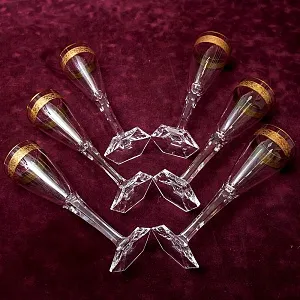 Набор 6-ть Хрустальных Бокалов для Шампанского, серия «Copenhagen», MOSER - МОЗЕР Чехия.