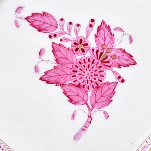 Небольшая Тарелочка - Мелочевница - Блюдечко «APPONYI PURPUR», Фарфор HEREND Венгрия. 