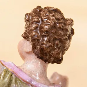 Антикварная Фарфоровая Статуэтка «Хулиганы», C.G.SCHIERHOLZ & SON Германия -1865 -1907 годы.