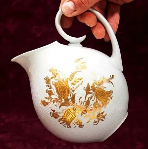 Коллекционный Авторский Фарфоровый Кувшин «Золотой сад» ROSENTHAL, Германия.