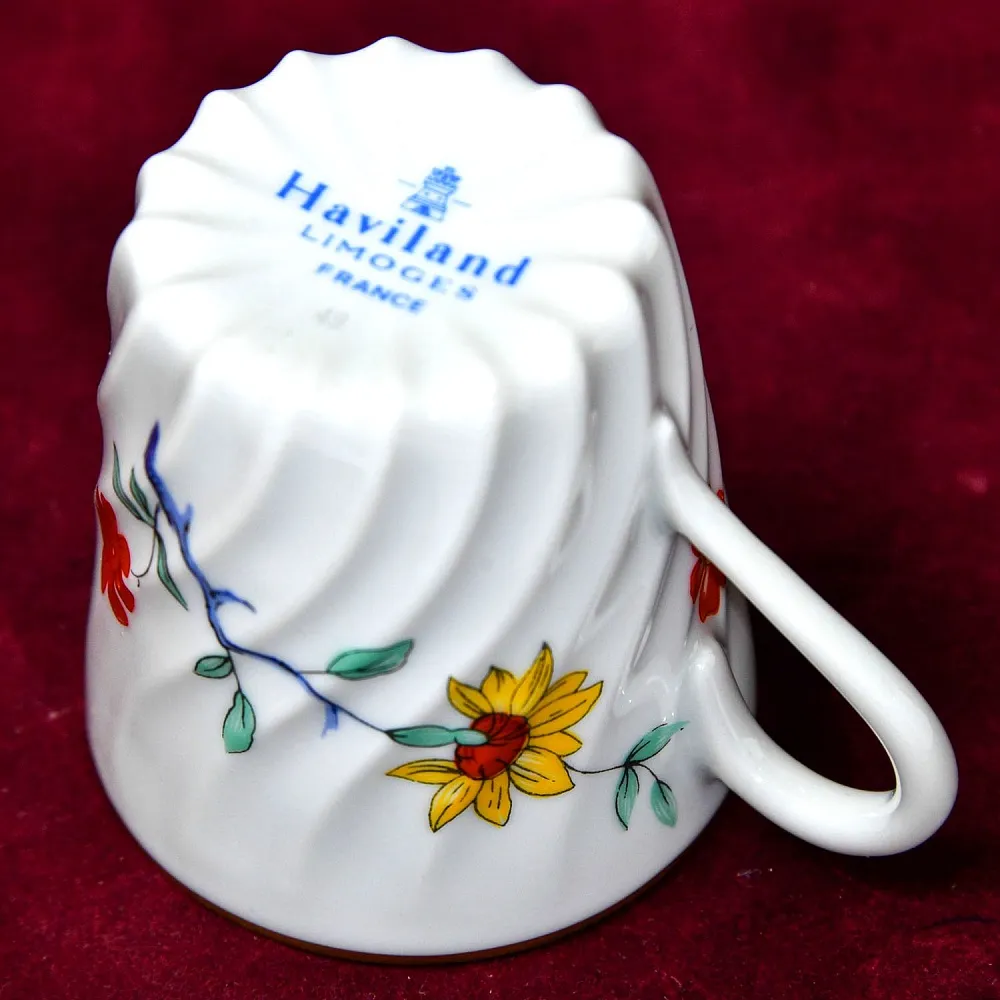Коллекционная Фарфоровая Кофейная пара HAVILAND Limoges, Франция.