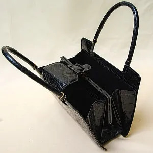 Сумка Дамская из Натуральной Крокодиловой Кожи Западная Германия 50 -е годы ХХ века..