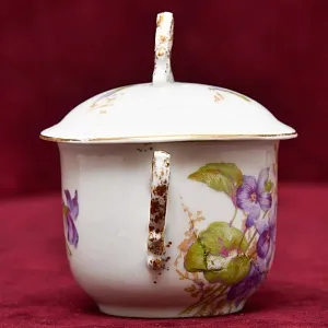 Антикварный Порционный Набор Соусников на Подносе, Фарфор Limoges Франция, начало ХХ века.