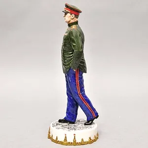 Коллекционная Авторская Статуэтка «Комиссар Государственной Безопасности СССР - Берия Л.П.», фарфор, Россия. 