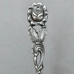 «Хильдесхаймская роза» - Десертный Сервировочный Набор, Silverplate, Германия 60-е годы.