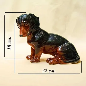 Редкость!!! Фарфоровая Статуэтка «Собака - Такса», Карл Энс / Karl Ens Германия, 30-е гг.