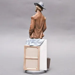 Коллекционная Фарфоровая статуэтка «Странствующий Художник», Lladro / Лядро Испания.