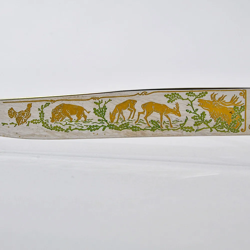 Набор для Барбекю «Охота» из 2-х предметов, Германия, ANTON WINGER Solingen, 60 -е годы ХХ века.