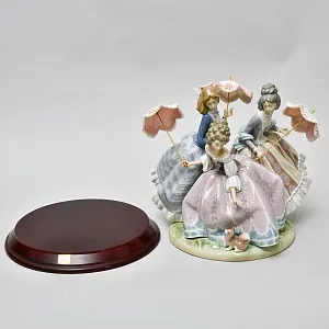 Редкость! Большая Фарфоровая статуэтка «ТРИ СЕСТРЫ», Lladro Испания, 1986 год.