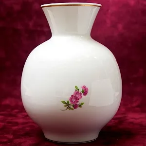 Фарфоровая Ваза «Цветочный Букет» Н -19 см., MEISSEN / МЕЙСЕН, Германия.