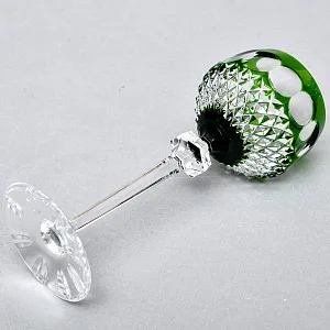 Пять Бокалов для Вина из Цветного Хрусталя, Barthmann Германия, начало 70-х годов ХХ века. 