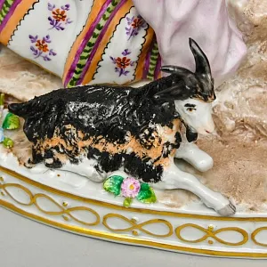 Коллекционная Фарфоровая статуэтка «Любовная пара», SITZENDORF Германия, середина ХХ века.