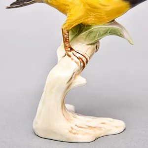 Коллекционная Фарфоровая статуэтка «Птица. Большая синица», Goebel Германия, 1979 - 1990 годы.