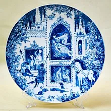 Коллекционная Фарфоровая Тарелка - Блюдо «СКАЗКИ», MEISSEN / МЕЙСЕН, Германия - 1974 год.