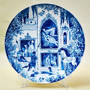 Коллекционная Фарфоровая Тарелка - Блюдо «СКАЗКИ», MEISSEN / МЕЙСЕН, Германия - 1974 год.