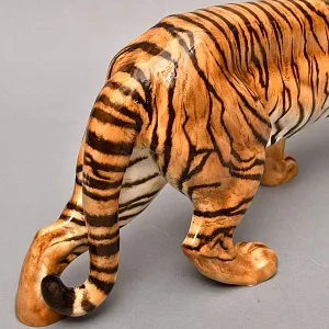 Редкость! Большая Фарфоровая статуэтка «Идущий ТИГР», Hutschenreuther Германия, 1955 - 1968 годы.