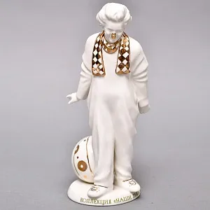 Авторская Коллекционная Фарфоровая Статуэтка Клоун - «Вячеслав Полунин» Россия. 