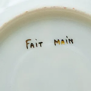 Антикварная, Коллекционная Кофейная пара, Франция, конец ХIX - начало ХХ века.