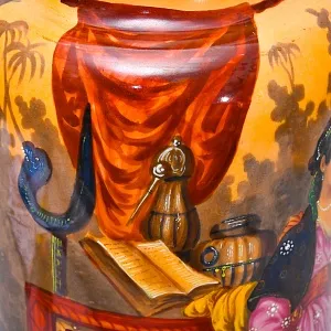 Редкие!!! Большие Антикварные Парные Вазы «Персидские мотивы», Франция VIEUX PARIS.