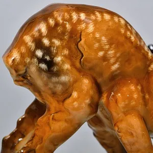 Коллекционная Фарфоровая статуэтка «Пятнистый Олененок», Hutschenreuther Германия, 50-е гг.