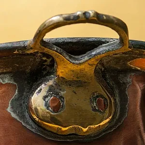 Старинная Медная Форма для выпечки без ручки, D-28 см. Франция, начало ХХ века!