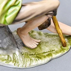 Редкая! Коллекционная Фарфоровая статуэтка «Пастушок с дудочкой» KAISER Porzellan Германия -1967 год.