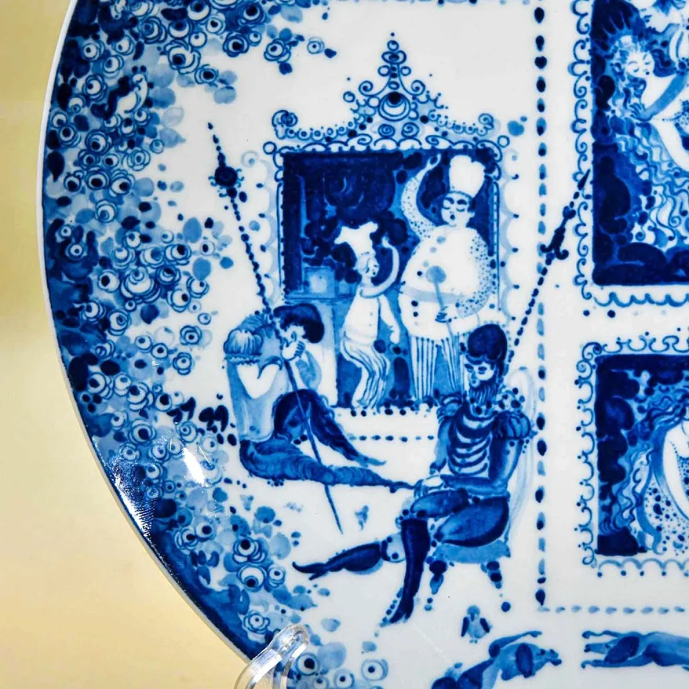 Коллекционная Фарфоровая Тарелка - Блюдо «СКАЗКИ», MEISSEN / МЕЙСЕН, Германия - 1974 год.