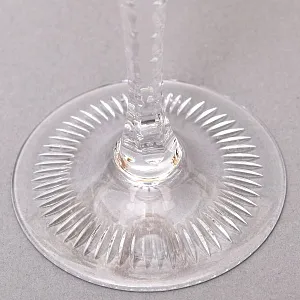 Хрустальный Бокал для вина жёлтого цвета, Karl Klokotschnik Германия -70 гг. 