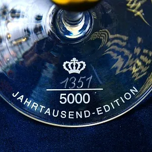 Эксклюзивный Коллекционный Бокал для Шампанского серия «Millenium - 1998», Theresienthal Германия.