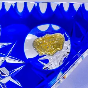 Редкость! Треугольная Ваза из Цветного Хрусталя JOSKA BODENMAIS Германия, конец 60-х гг.