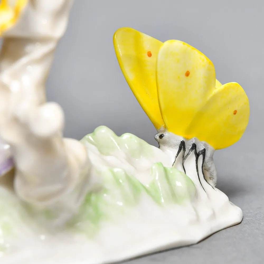 Коллекционная Фарфоровая статуэтка «Бабочки», Hutschenreuther Германия, первая половина ХХ века. 