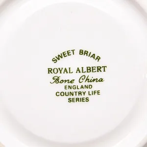 Коллекционная Фарфоровая Кофейная пара «Сладкий шиповник», ROYAL ALBERT Англия.