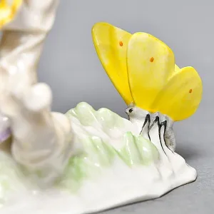 Коллекционная Фарфоровая статуэтка «Бабочки», Hutschenreuther Германия, первая половина ХХ века. 