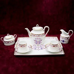 Кофейный сервиз «Тет-а-Тет» - «RAPPALO» Фарфор RICHARD GINORI, Италия 70-е годы ХХ века.