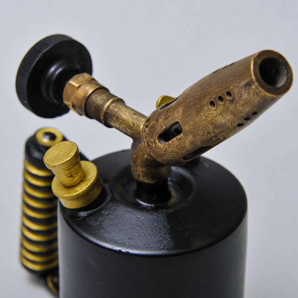 Винтажная Малая Бензиновая Горелка - Паяльная Лампа «ПРОМЕТ», СССР -60-е гг.