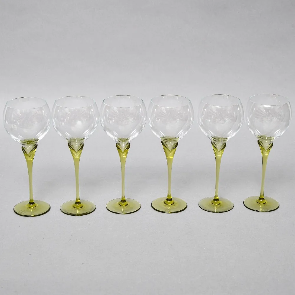 Бокалы для красного вина «Papyrus», Хрусталь Rosenthal Studio Line, Германия -1960 -1969 годы.