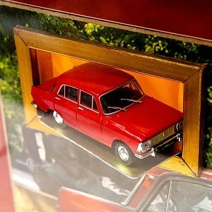 Памятное Подарочное Панно - Картина - Инсталляция «Автомобиль Москвич - 412 - СССР». 