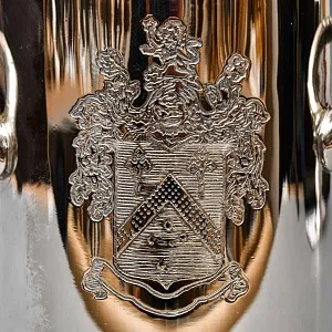 Сервировочная Подставка для Бутылок - Бутылочная передача Silverpalted Металл, SHEFFIELD Англия. 